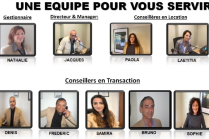 l'équipe de l'agence JNR Immo