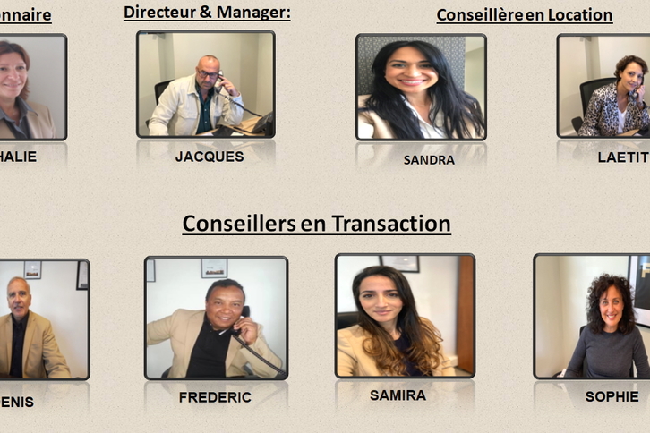 l'équipe de l'agence JNR Immo